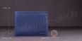 Fancil SA908 Portefeuille format italien en cuir - couleur Bleu