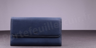 Portefeuille Compagnon Femme Fancil SA906 - Bleu