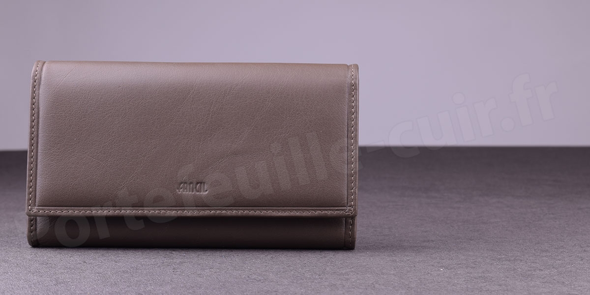 Grand Portefeuille Femme Fancil SA910 - Taupe