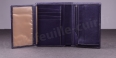Fancil SA911 Portefeuille cuir 2 Volets Violet